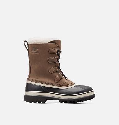 Sorel Caribou Mens Boots Dark Brown - Winter Boots NZ7354986